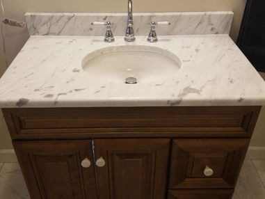 Bathroom Vanity Install in Danbury, CT (2)